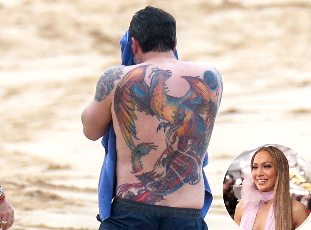 Watch Jennifer Lopez Call Out Ben Affleck's Back Tattoo in 2016 Video - E! Online